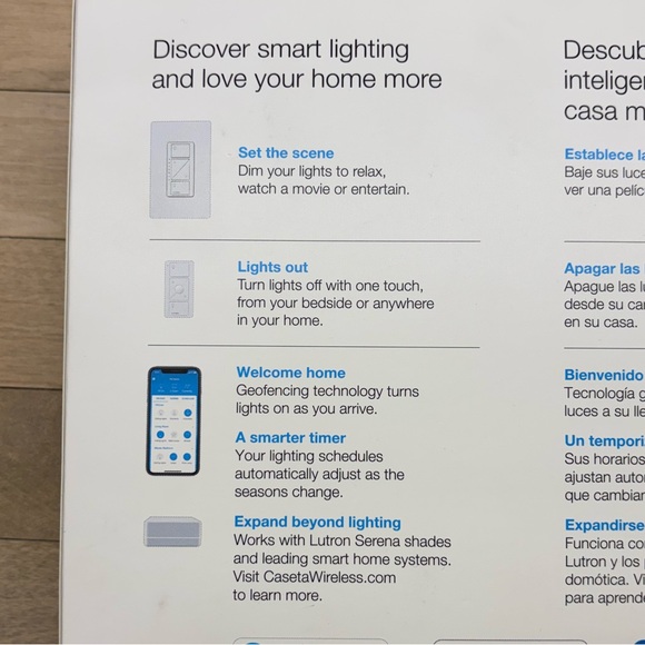 Lutron Caséta Wireless Dimmer Kit with Smart Bridge - Picture 5 of 15